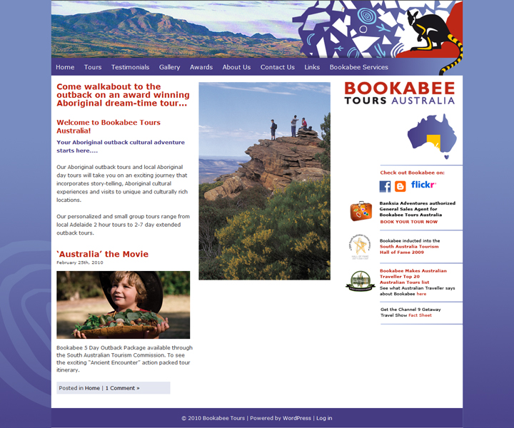 Bookabee Tours Website