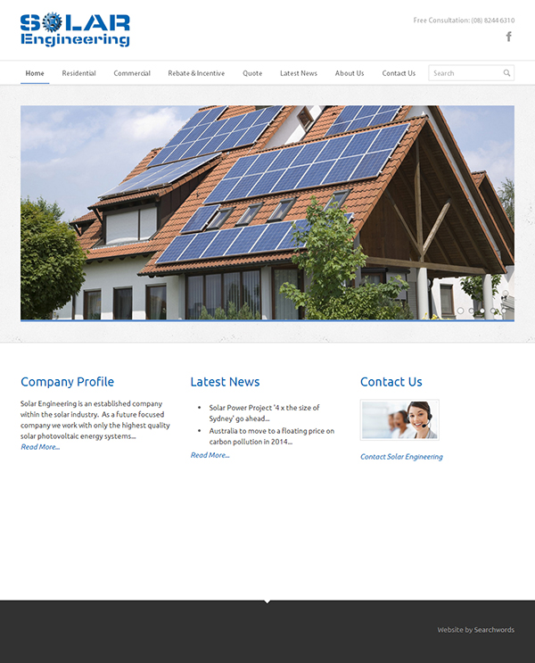 Solar Engineering Website